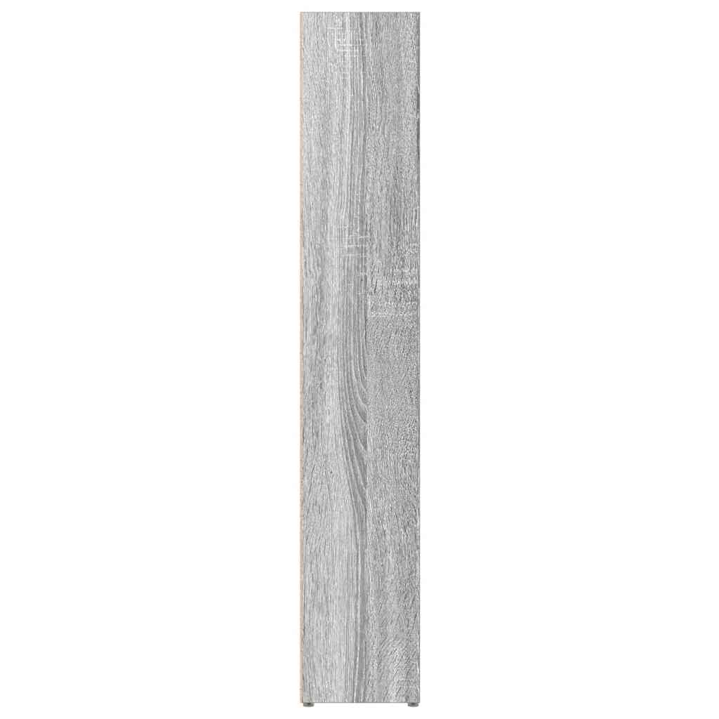 CD-kasten 2st 21x16x93,5cm bewerkt hout grijs sonoma eikenkleur is nu te koop bij PeponiXL, paradijselijk wonen!