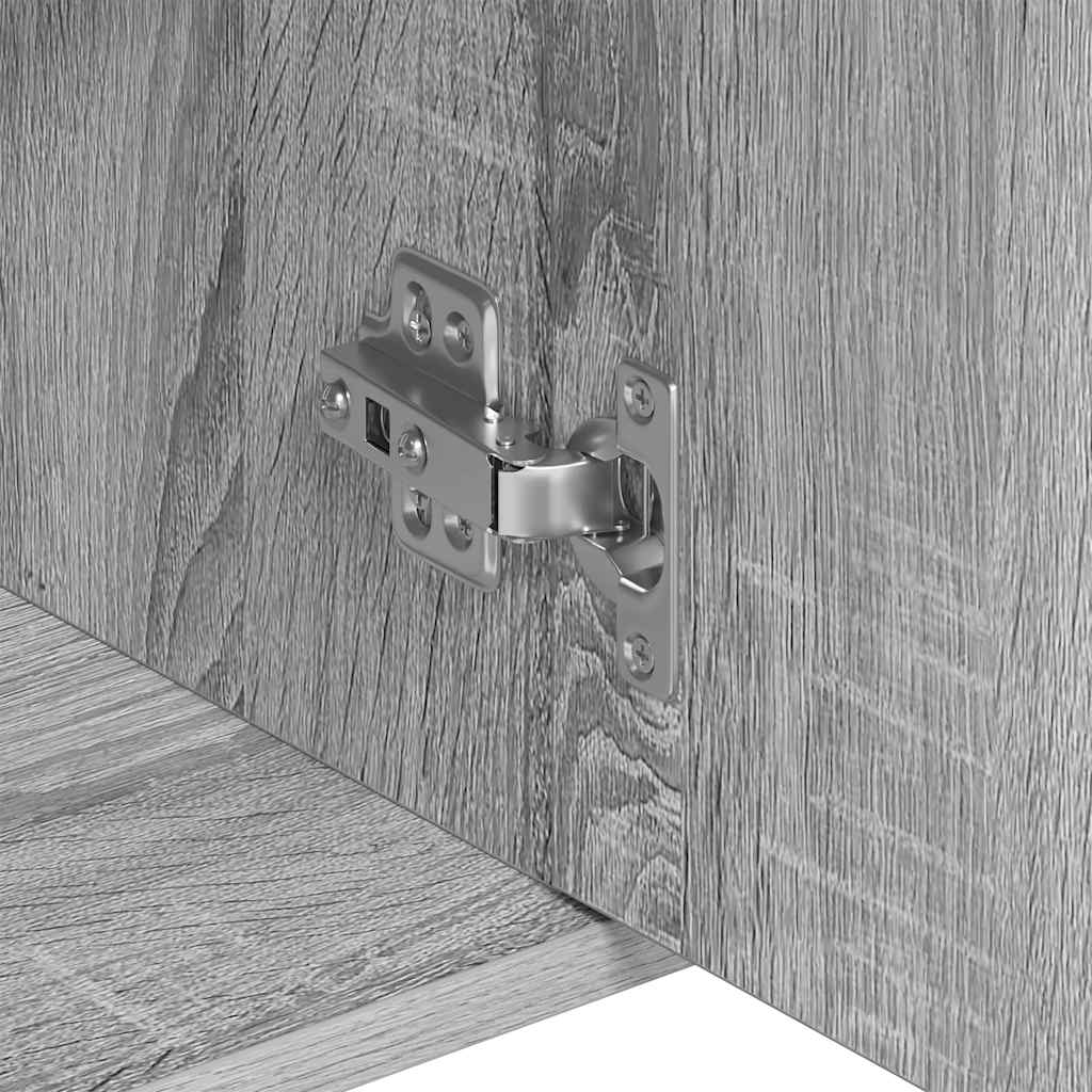 Dressoir 88x30x70 cm bewerkt hout grijs sonoma eikenkleurig is nu te koop bij PeponiXL, paradijselijk wonen!