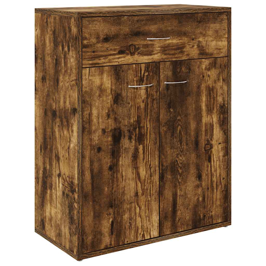 Dressoir 60x30x75 cm bewerkt hout gerookt eikenkleurig is nu te koop bij PeponiXL, paradijselijk wonen!