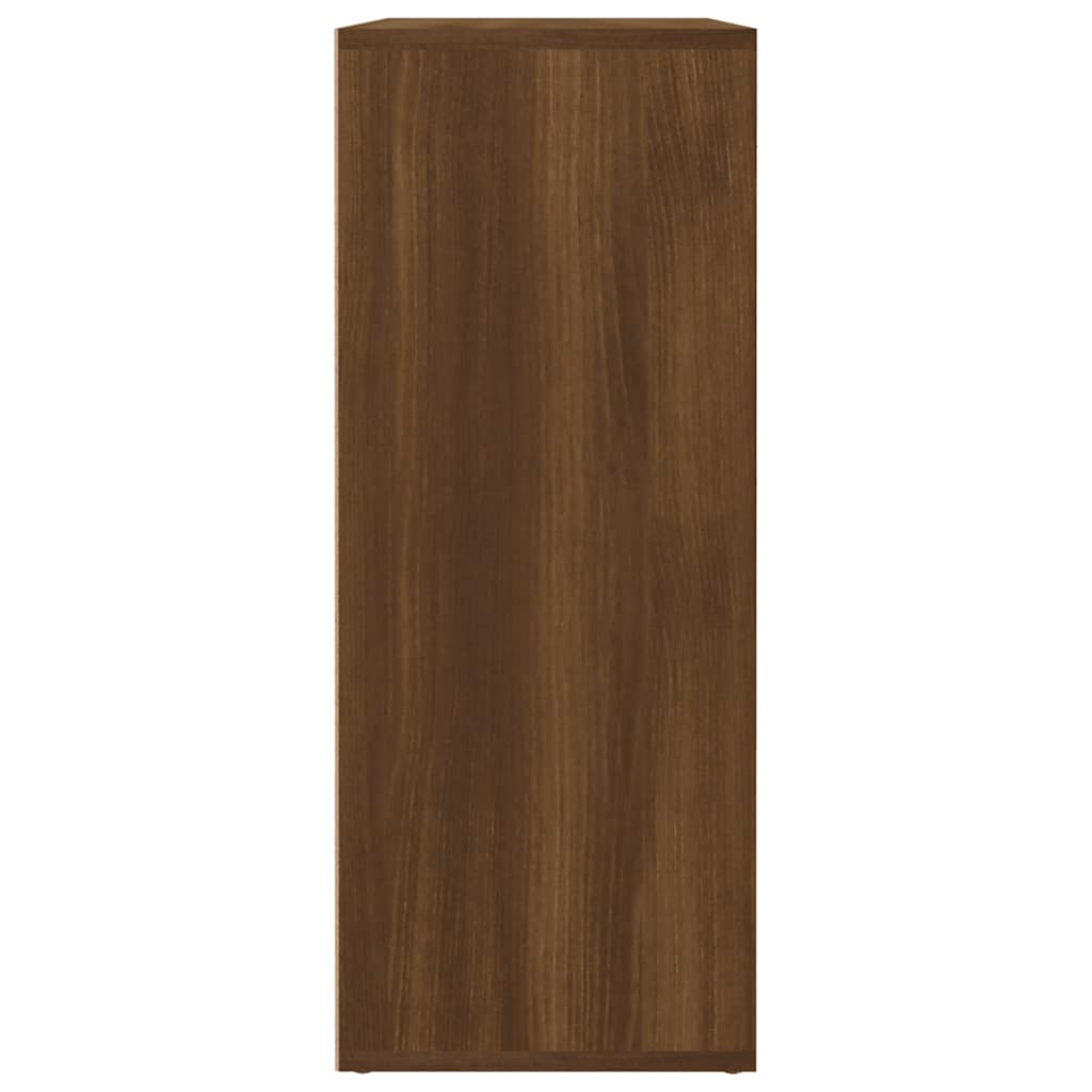 Dressoir 60x30x75 cm bewerkt hout bruin eikenkleur is nu te koop bij PeponiXL, paradijselijk wonen!
