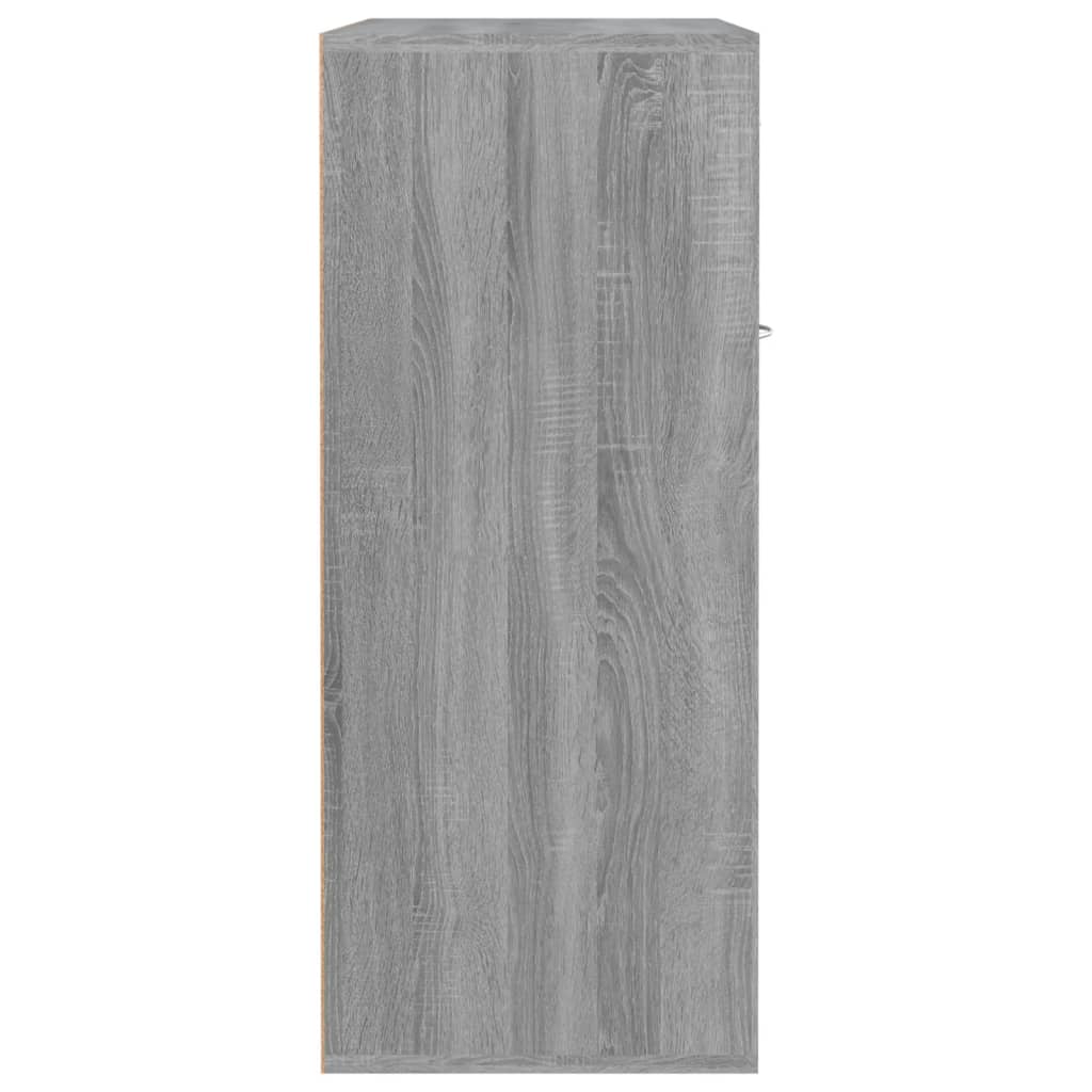 Schoenenkast 60x35x84 cm bewerkt hout grijs sonoma is nu te koop bij PeponiXL, paradijselijk wonen!