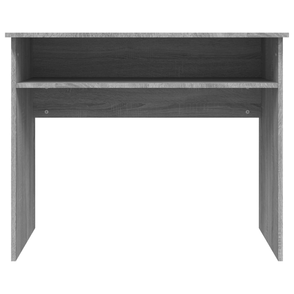Bureau 90x50x74 cm bewerkt hout grijs sonoma eikenkleurig is nu te koop bij PeponiXL, paradijselijk wonen!