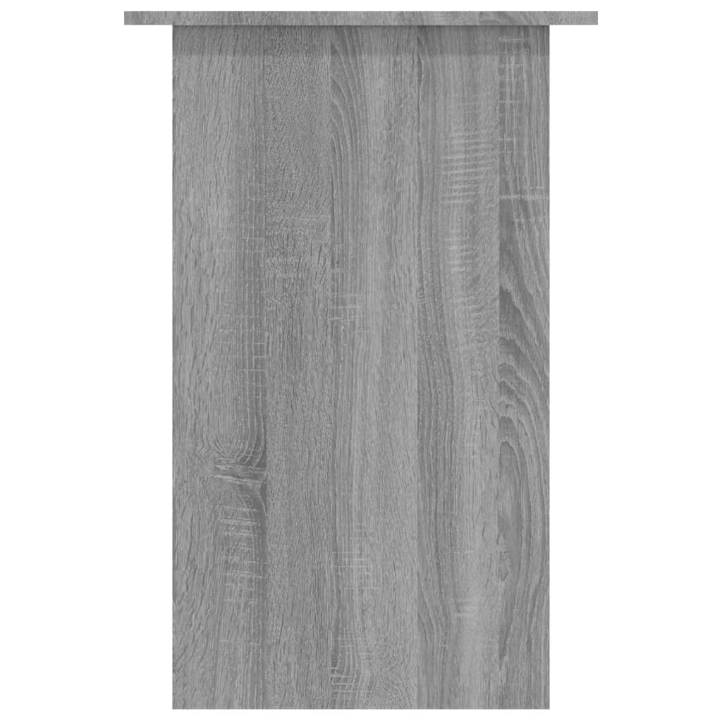 Bureau 90x50x74 cm bewerkt hout grijs sonoma eikenkleurig is nu te koop bij PeponiXL, paradijselijk wonen!