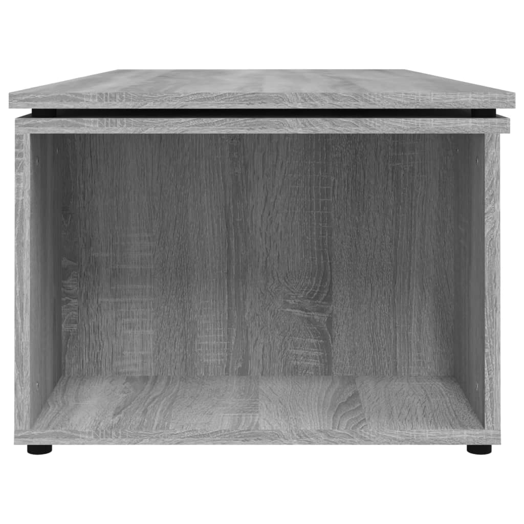 Salontafel 150x50x35 cm bewerkt hout grijs is nu te koop bij PeponiXL, paradijselijk wonen!