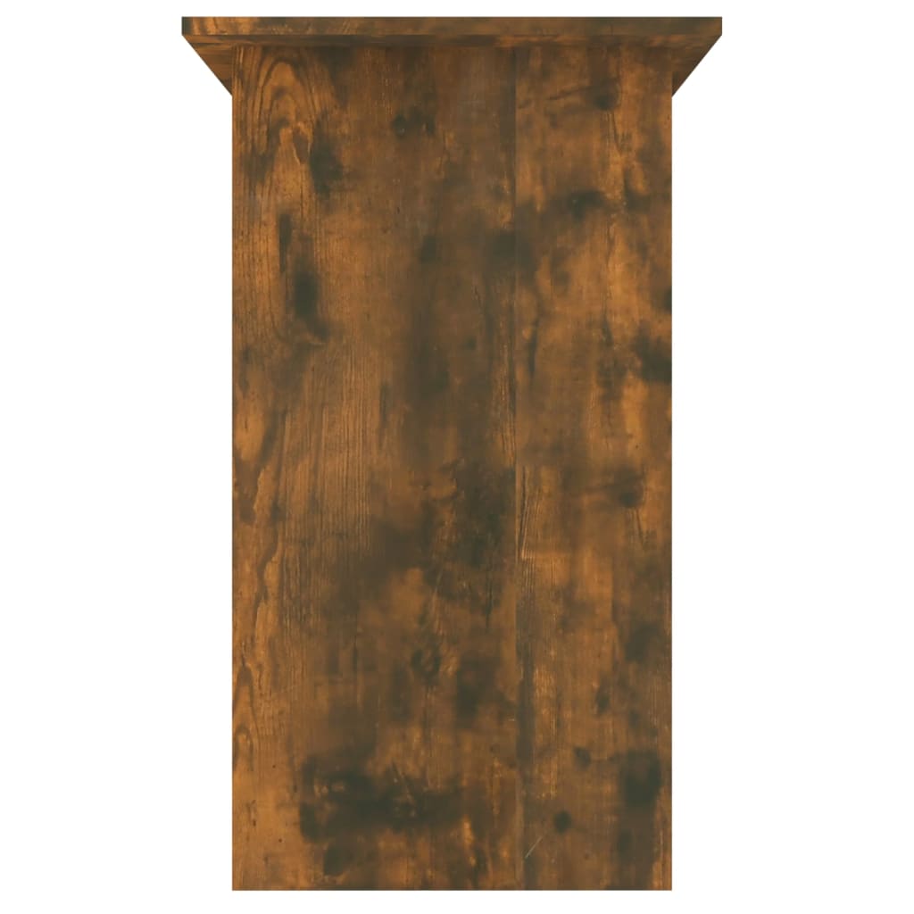 Bureau 80x45x74 cm bewerkt hout gerookt eikenkleurig is nu te koop bij PeponiXL, paradijselijk wonen!