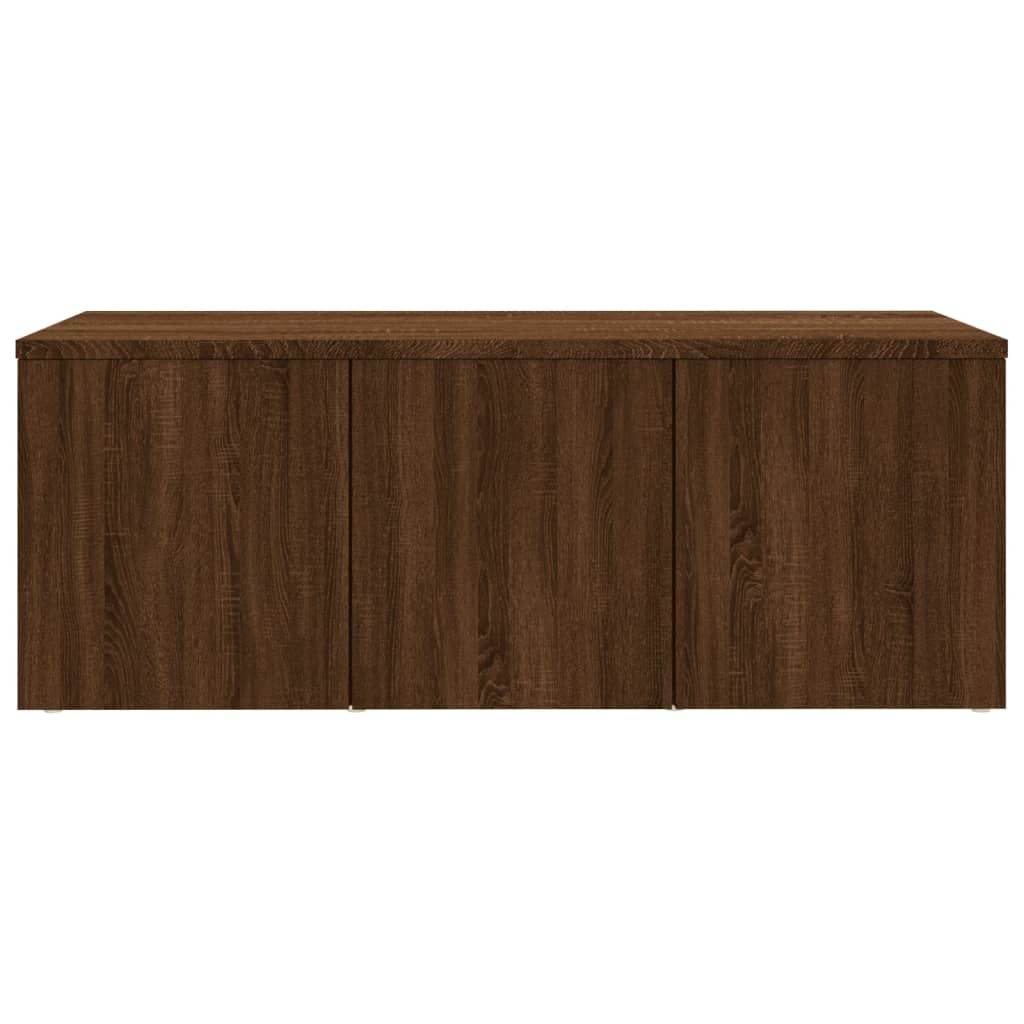 Tv-meubel 80x34x30 cm bewerkt hout bruin eikenkleur is nu te koop bij PeponiXL, paradijselijk wonen!