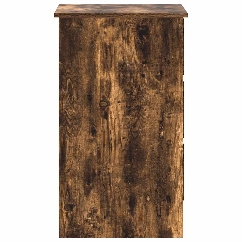 Bureau 90x45x76 cm bewerkt hout gerookt eikenkleurig is nu te koop bij PeponiXL, paradijselijk wonen!