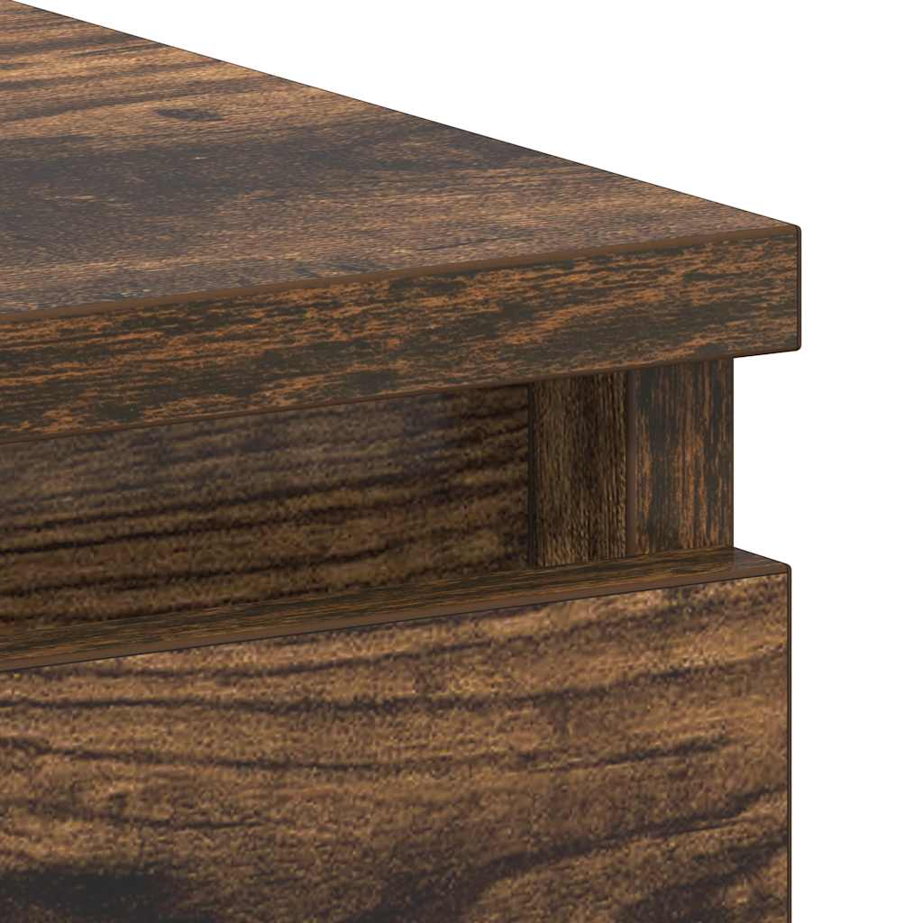 Bureau 90x45x76 cm bewerkt hout gerookt eikenkleurig is nu te koop bij PeponiXL, paradijselijk wonen!