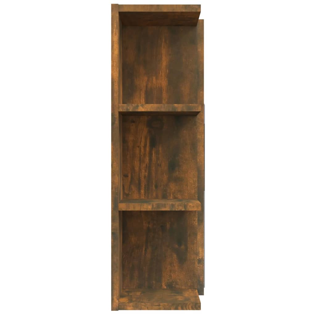 Badkamerspiegelkast 80x20,5x64 cm bewerkt hout gerookt eiken is nu te koop bij PeponiXL, paradijselijk wonen!
