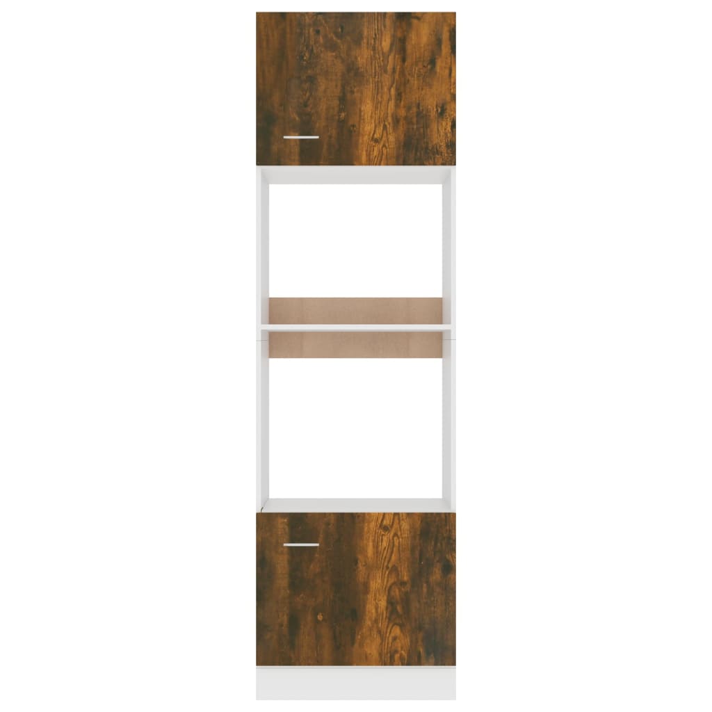 Magnetronkast Lyon 60x57x207 cm bewerkt hout gerookt eiken is nu te koop bij PeponiXL, paradijselijk wonen!