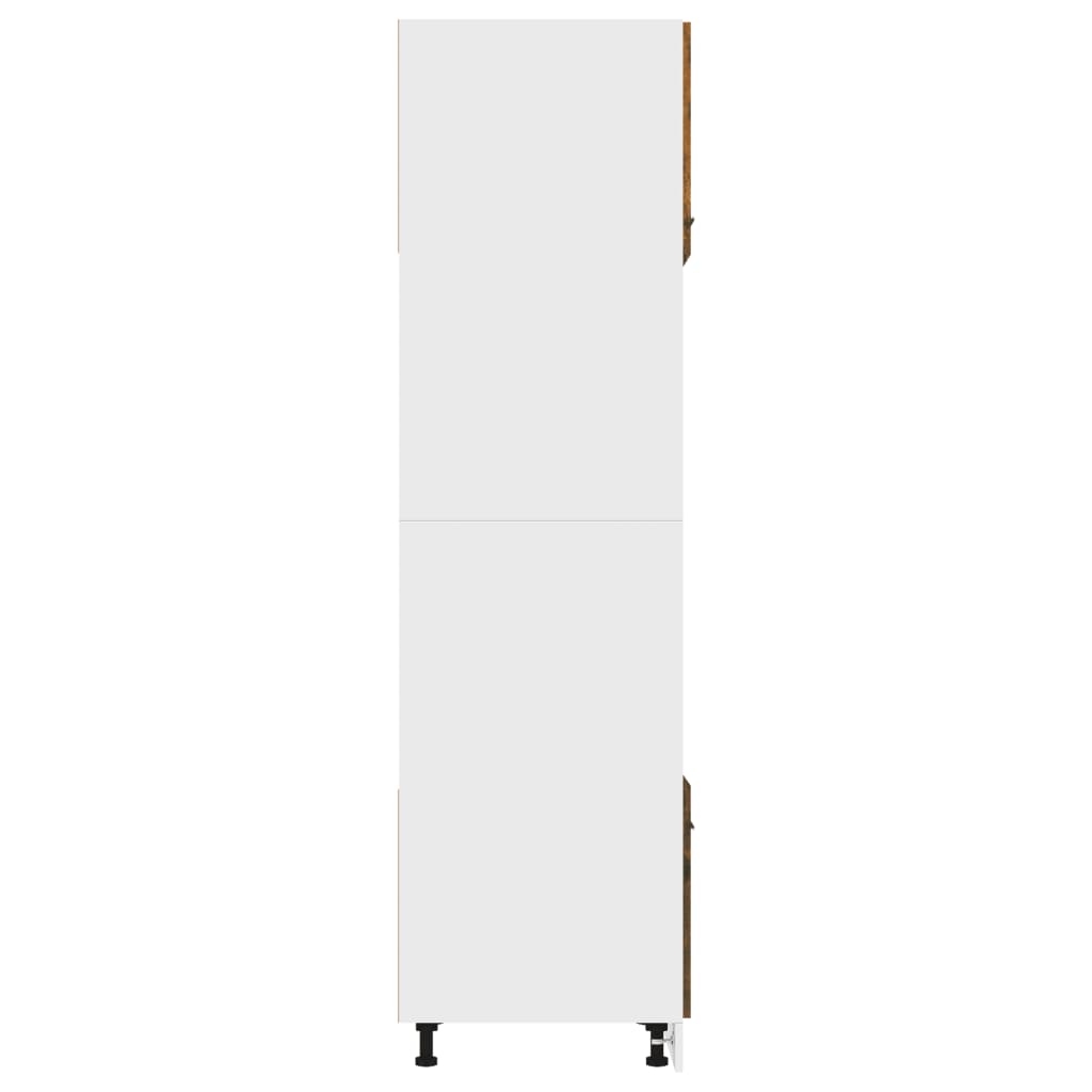 Magnetronkast Lyon 60x57x207 cm bewerkt hout gerookt eiken is nu te koop bij PeponiXL, paradijselijk wonen!