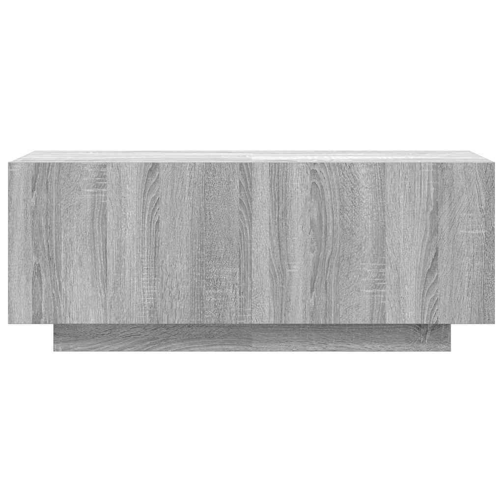 Tv-meubel 100x35x40 cm bewerkt hout grijs sonoma eikenkleurig is nu te koop bij PeponiXL, paradijselijk wonen!