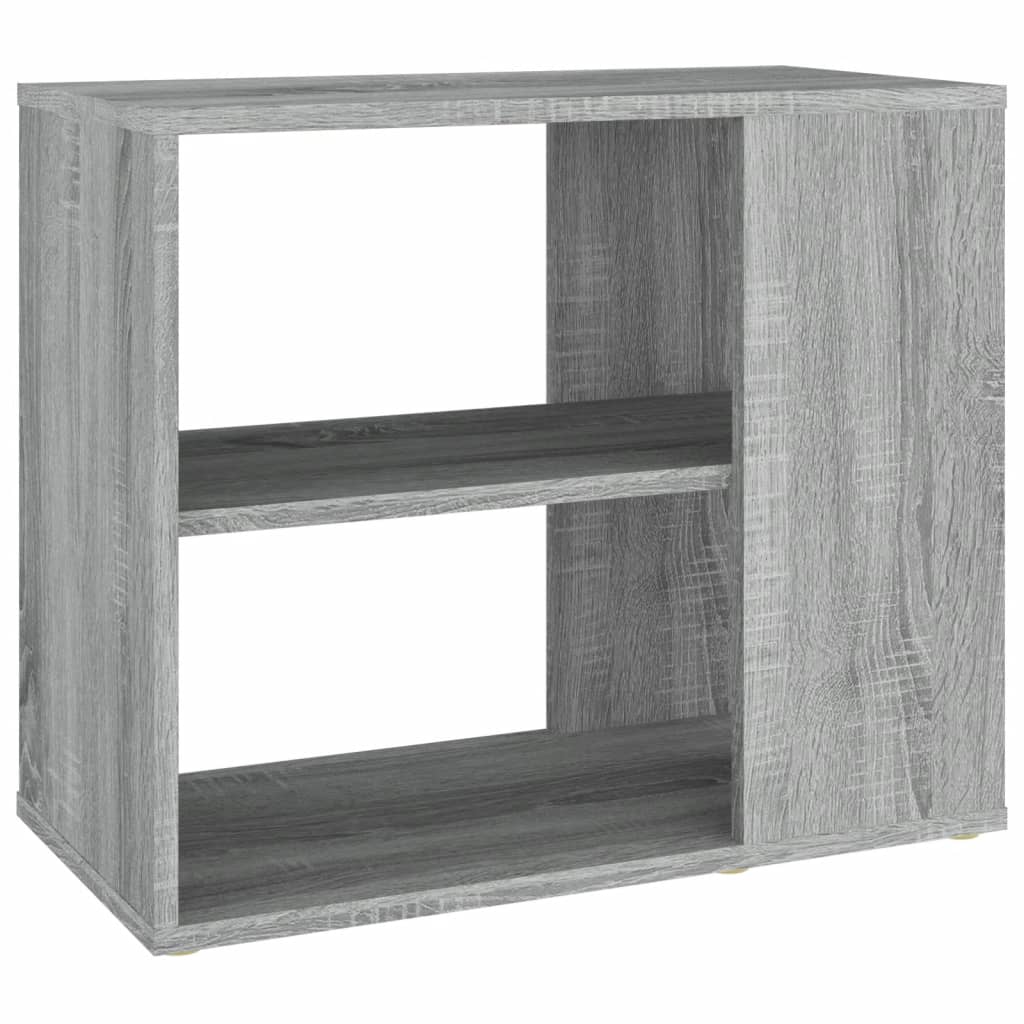 Bijzetkast 60x30x50 cm bewerkt hout grijs sonoma eikenkleurig is nu te koop bij PeponiXL, paradijselijk wonen!