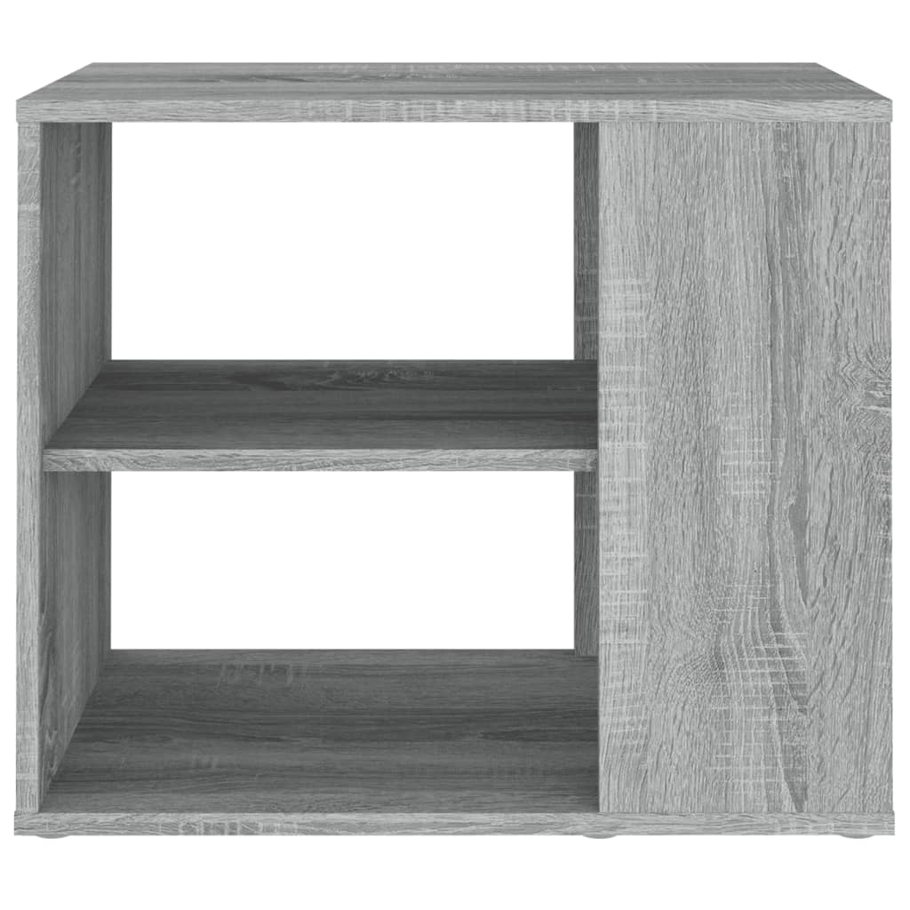 Bijzetkast 60x30x50 cm bewerkt hout grijs sonoma eikenkleurig is nu te koop bij PeponiXL, paradijselijk wonen!