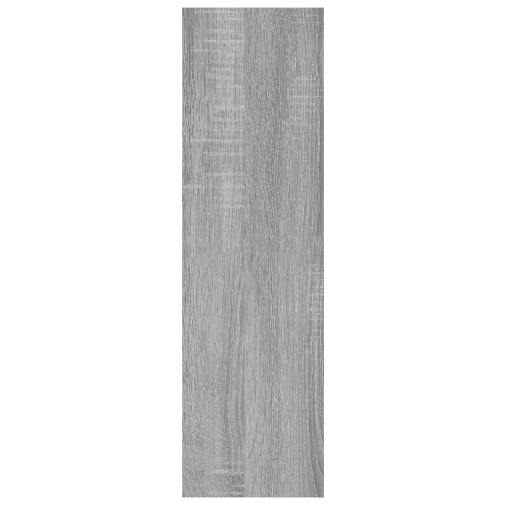 Wandschap 75x16x55 cm bewerkt hout grijs sonoma eikenkleurig is nu te koop bij PeponiXL, paradijselijk wonen!