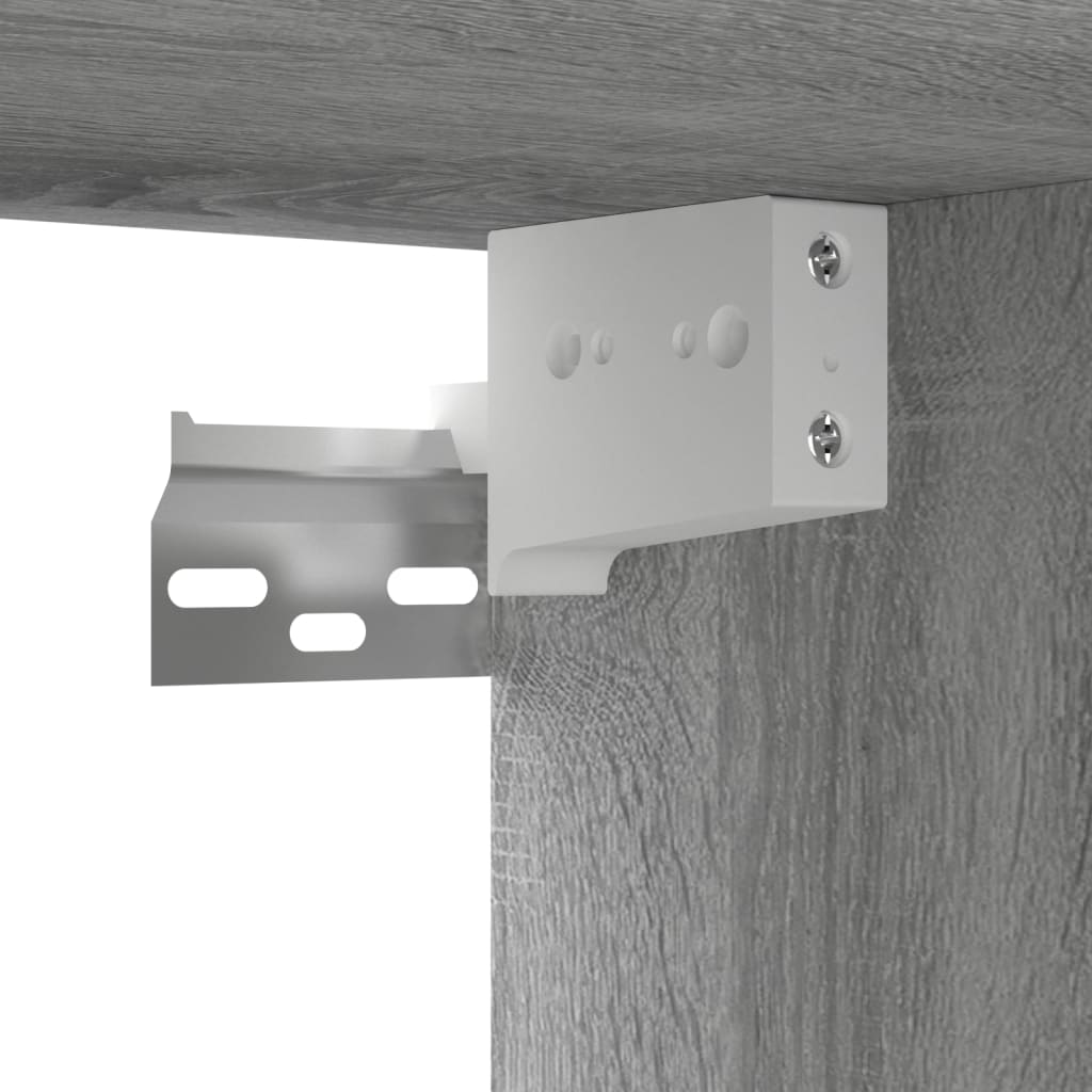 Tv-hangmeubel 60x30x30 cm bewerkt hout grijs sonoma eikenkleur is nu te koop bij PeponiXL, paradijselijk wonen!