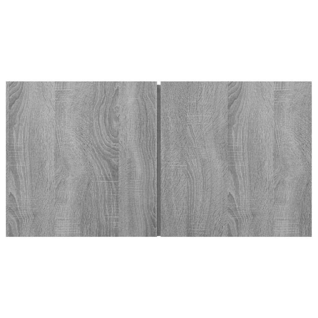 Tv-hangmeubelen 2 st 60x30x30 cm bewerkt hout grijs sonoma is nu te koop bij PeponiXL, paradijselijk wonen!