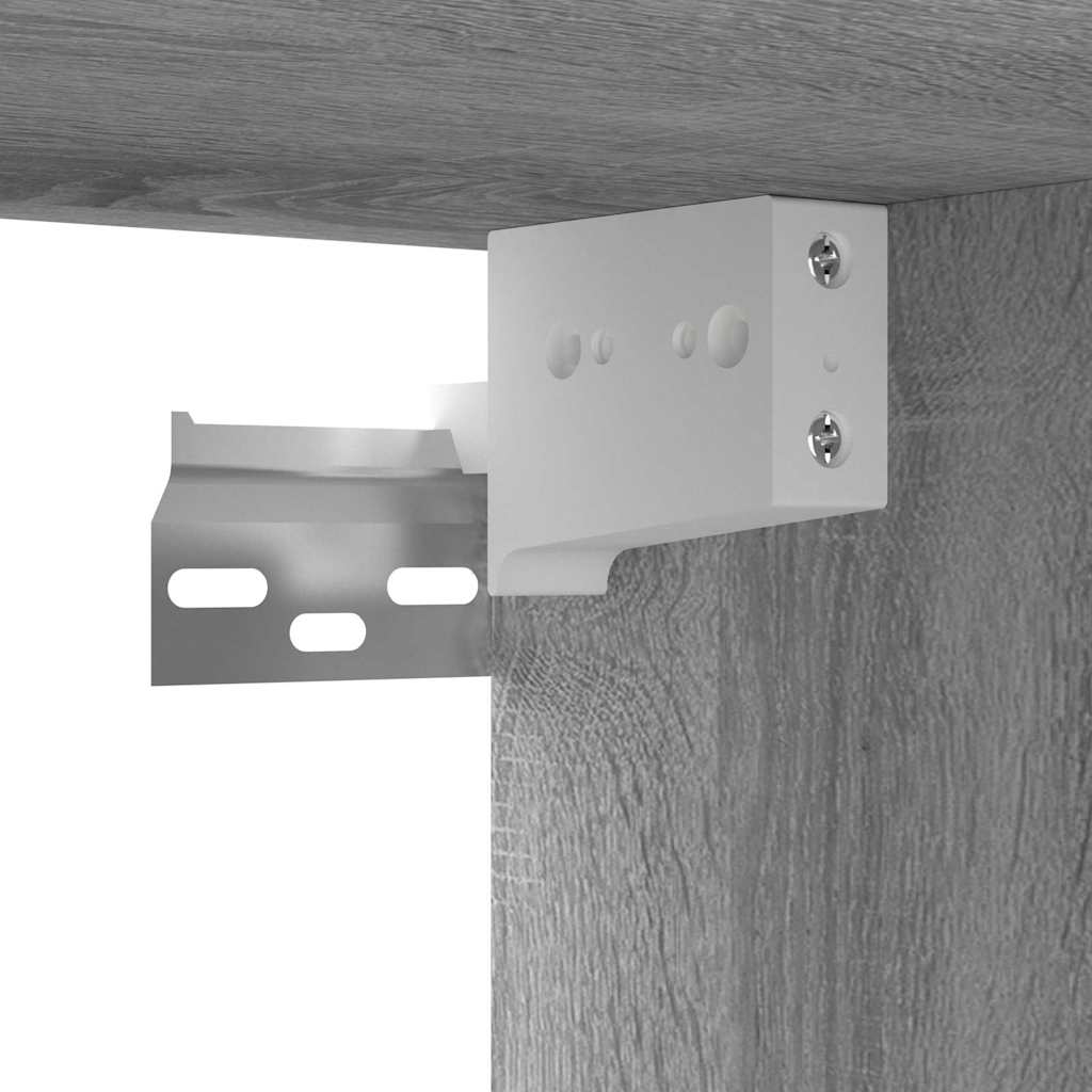 Tv-hangmeubels 3 st 60x30x30 cm bewerkt hout grijs sonoma eiken is nu te koop bij PeponiXL, paradijselijk wonen!