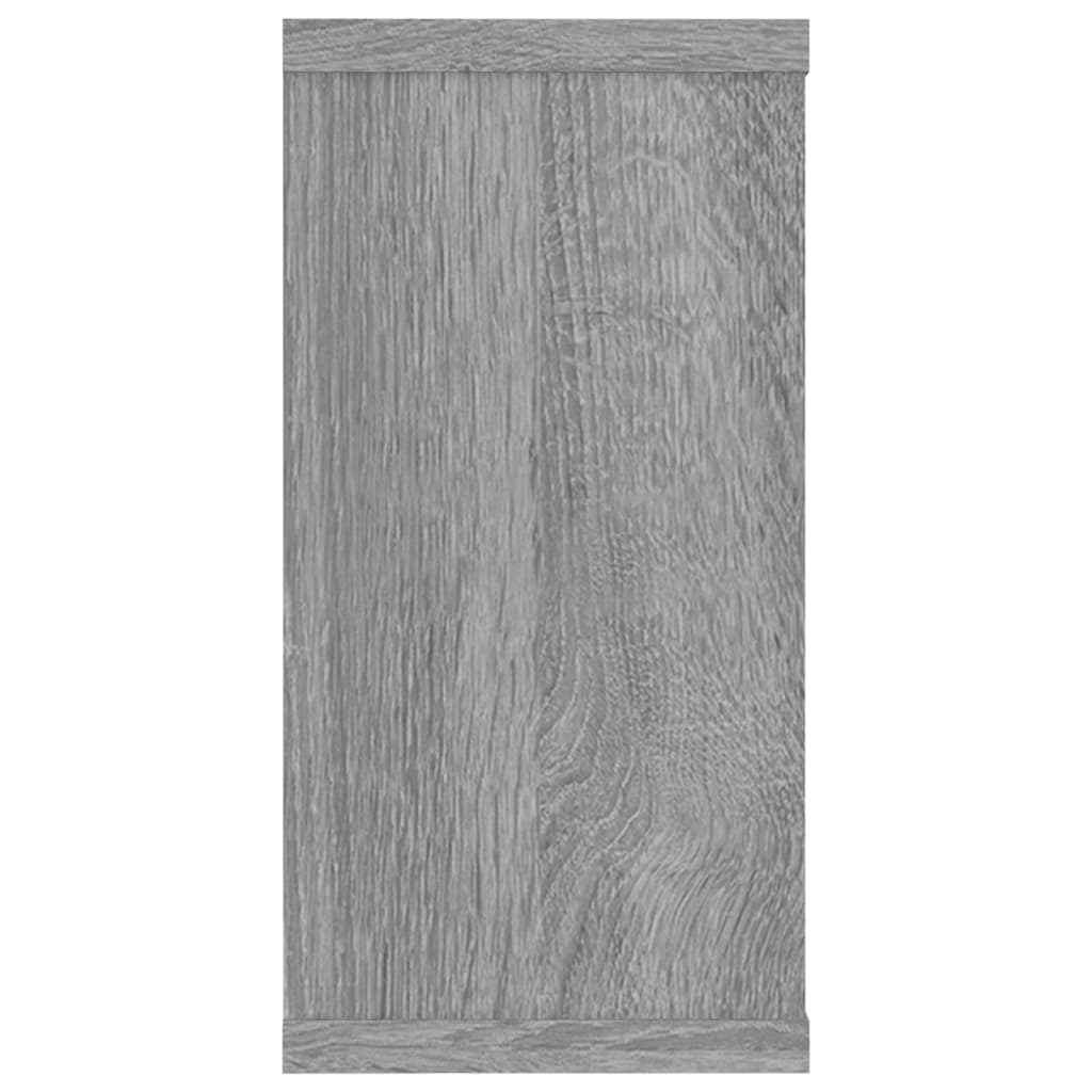 Wandschappen kubus 2 st 100x15x30 cm bewerkt hout grijs sonoma is nu te koop bij PeponiXL, paradijselijk wonen!