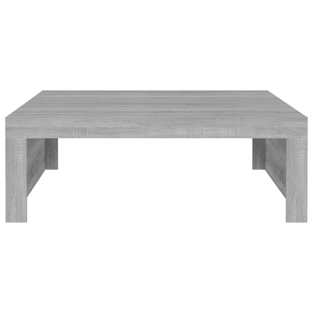 Salontafel 100x100x35 cm bewerkt hout grijs sonoma eikenkleurig is nu te koop bij PeponiXL, paradijselijk wonen!