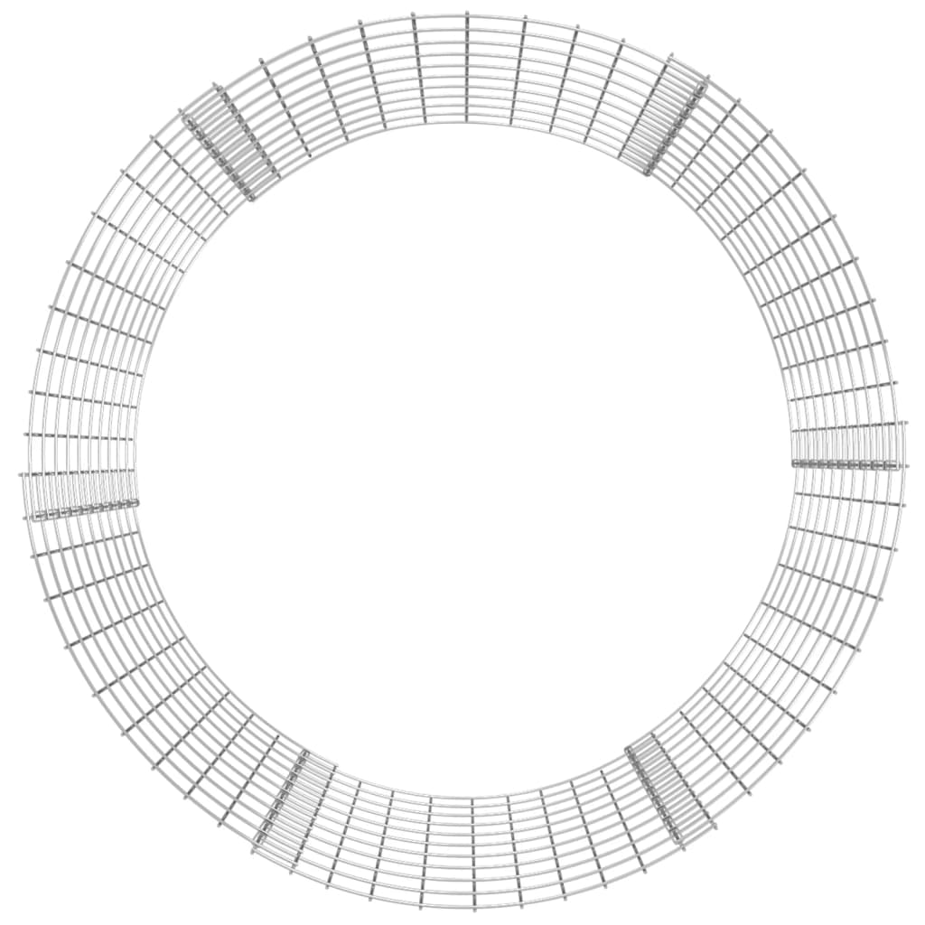 Gabion paal rond Ø100x100 cm gegalvaniseerd staal is nu te koop bij PeponiXL, paradijselijk wonen!