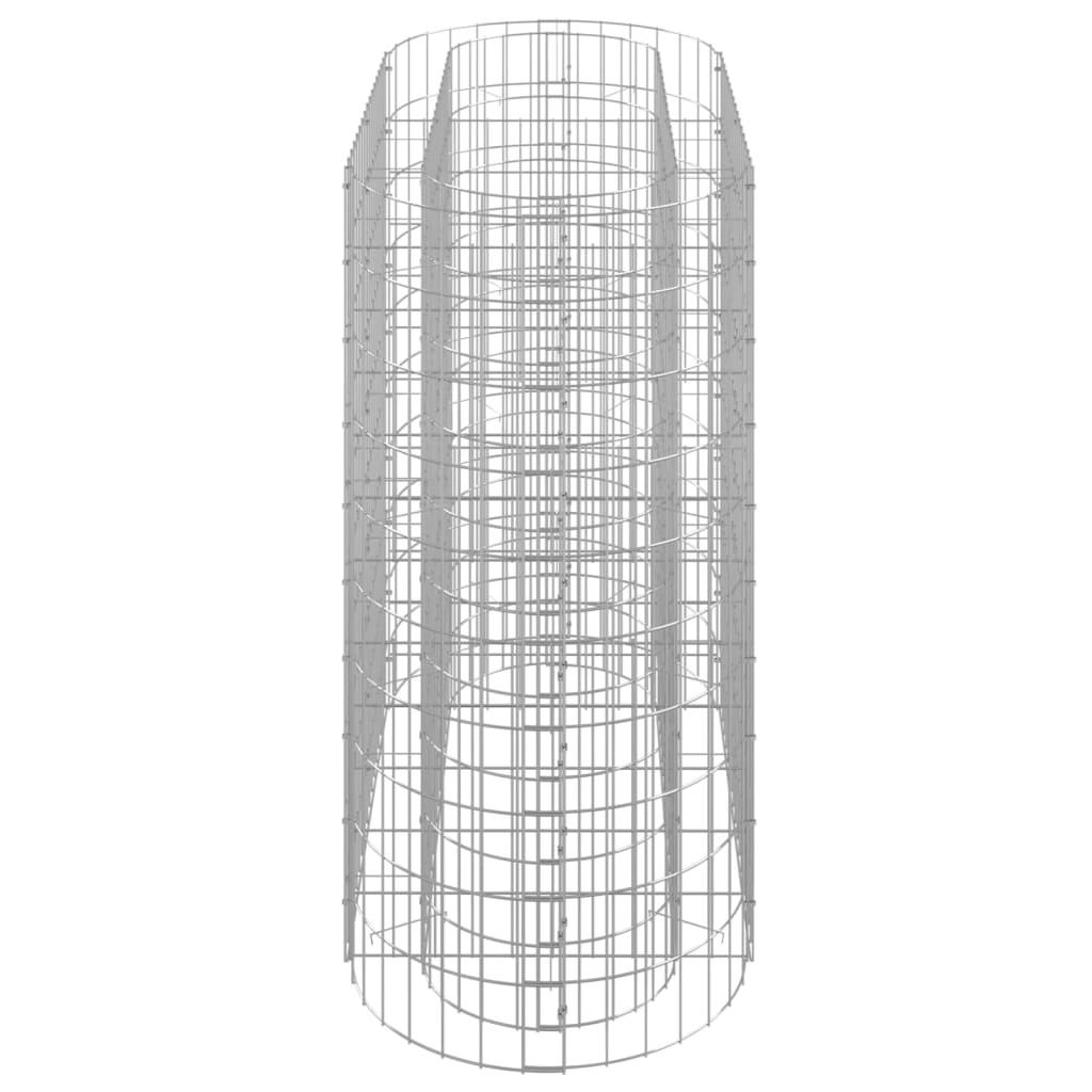 Gabion plantenbak verhoogd 120x50x100 cm gegalvaniseerd ijzer is nu te koop bij PeponiXL, paradijselijk wonen!