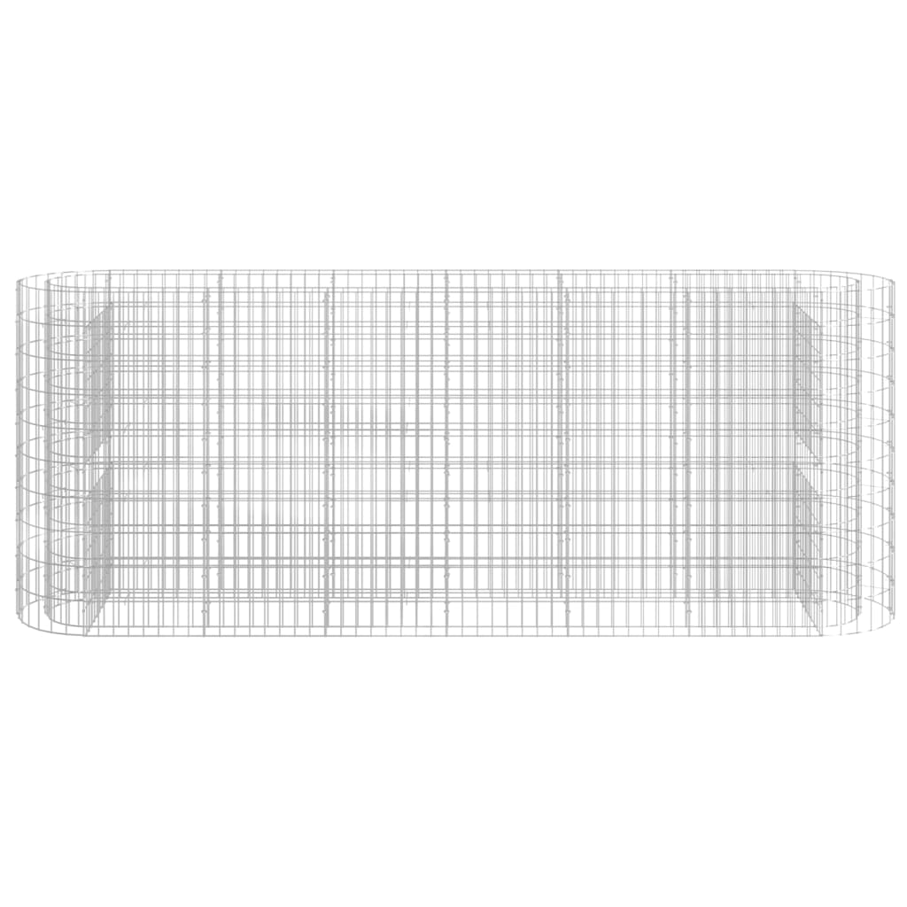 Gabion plantenbak verhoogd 260x50x100 cm gegalvaniseerd ijzer is nu te koop bij PeponiXL, paradijselijk wonen!