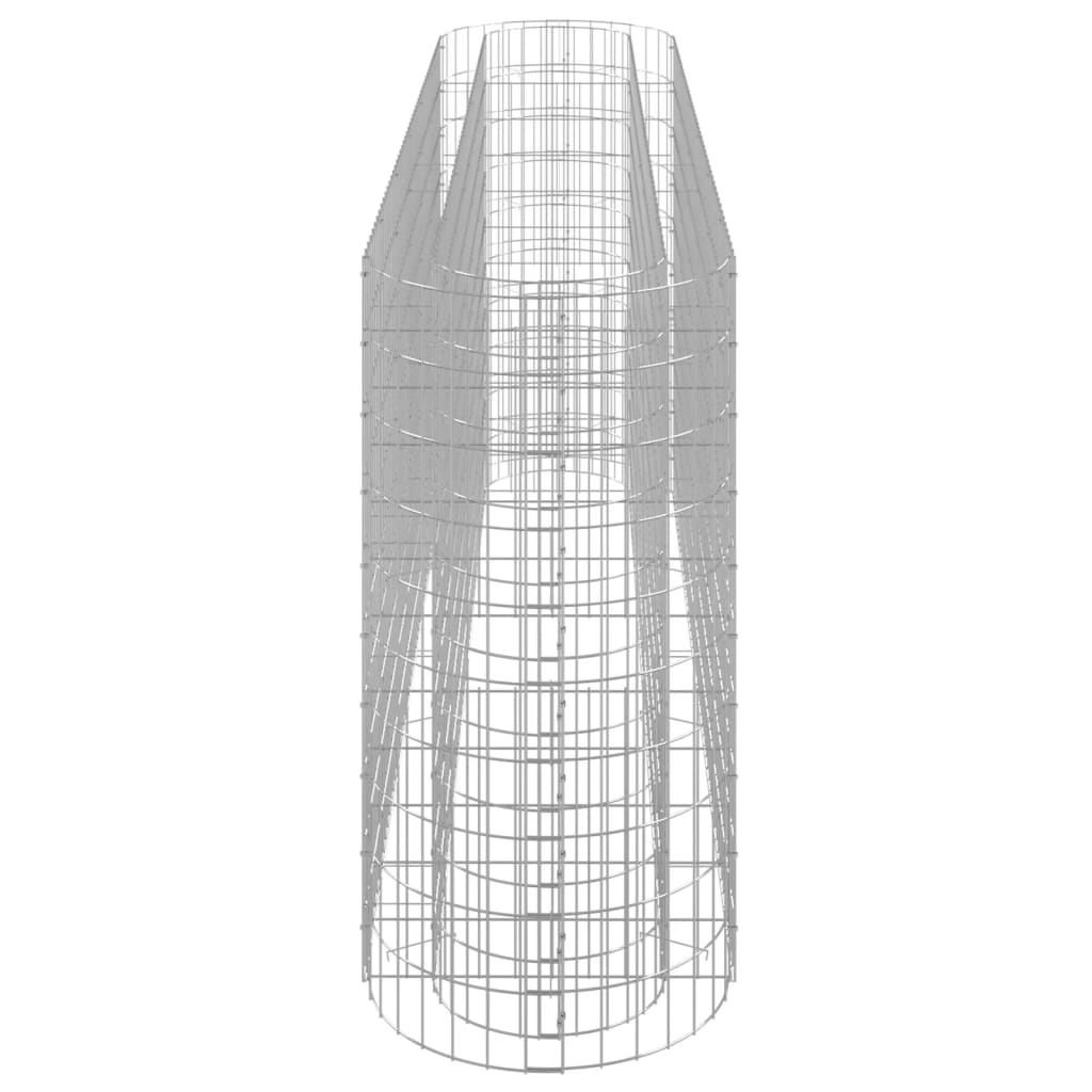 Gabion plantenbak verhoogd 260x50x100 cm gegalvaniseerd ijzer is nu te koop bij PeponiXL, paradijselijk wonen!