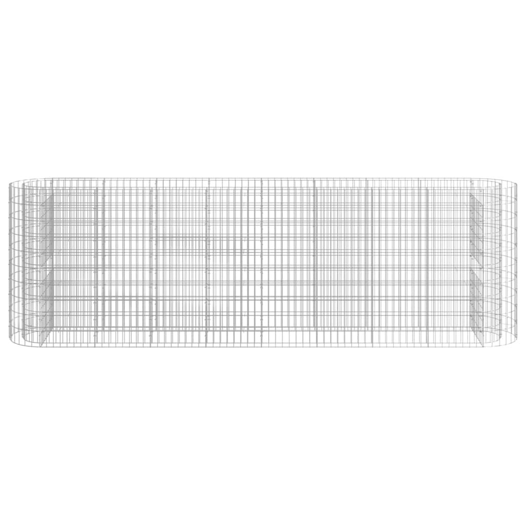 Gabion plantenbak verhoogd 330x50x100 cm gegalvaniseerd ijzer is nu te koop bij PeponiXL, paradijselijk wonen!