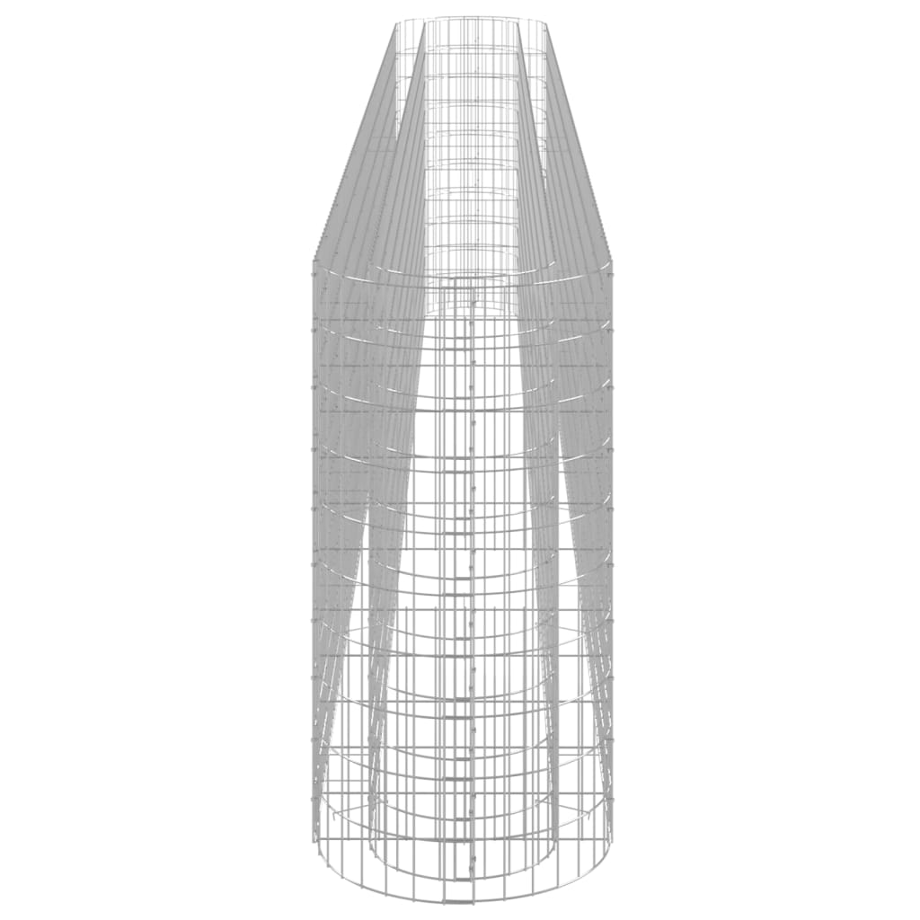 Gabion plantenbak verhoogd 470x50x100 cm gegalvaniseerd ijzer is nu te koop bij PeponiXL, paradijselijk wonen!