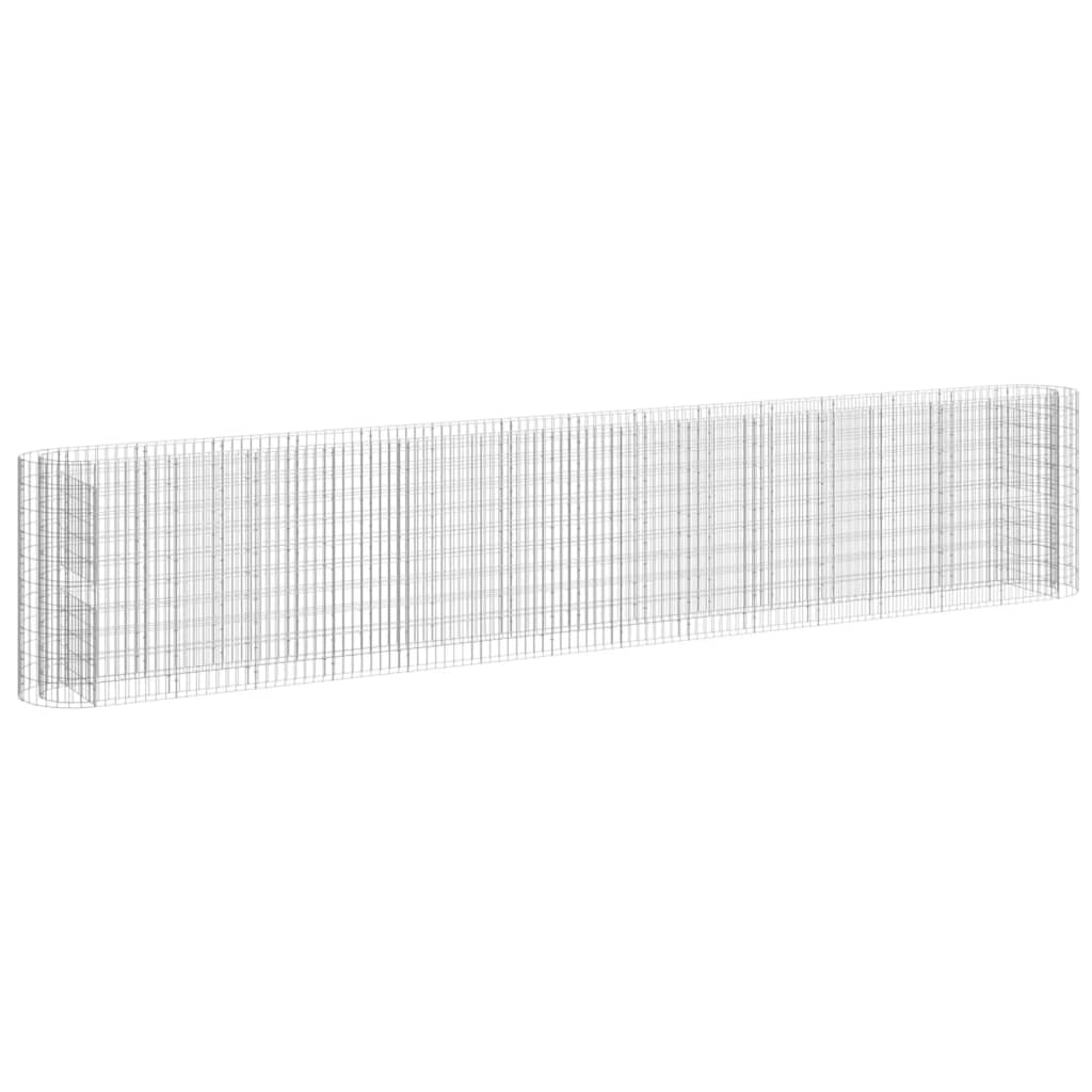 Gabion plantenbak verhoogd 540x50x100 cm gegalvaniseerd ijzer is nu te koop bij PeponiXL, paradijselijk wonen!