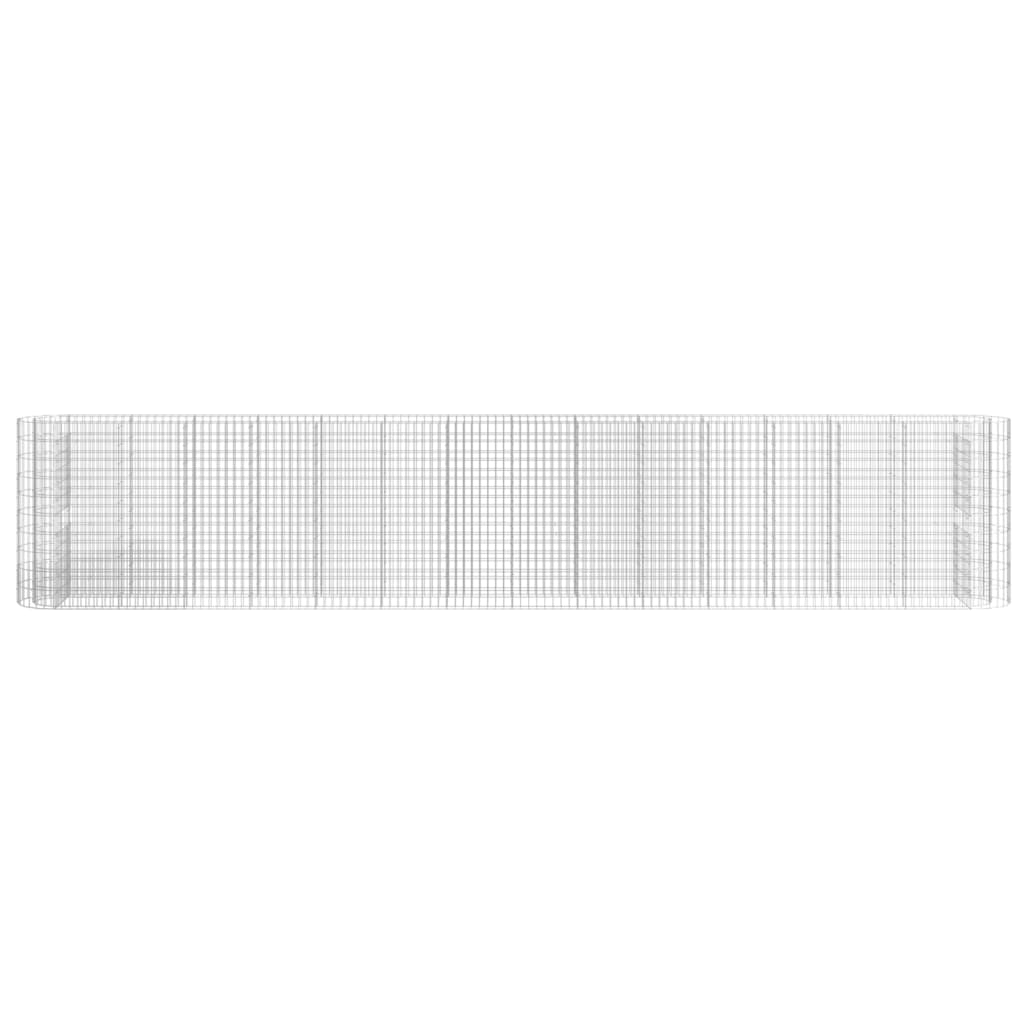 Gabion plantenbak verhoogd 540x50x100 cm gegalvaniseerd ijzer is nu te koop bij PeponiXL, paradijselijk wonen!