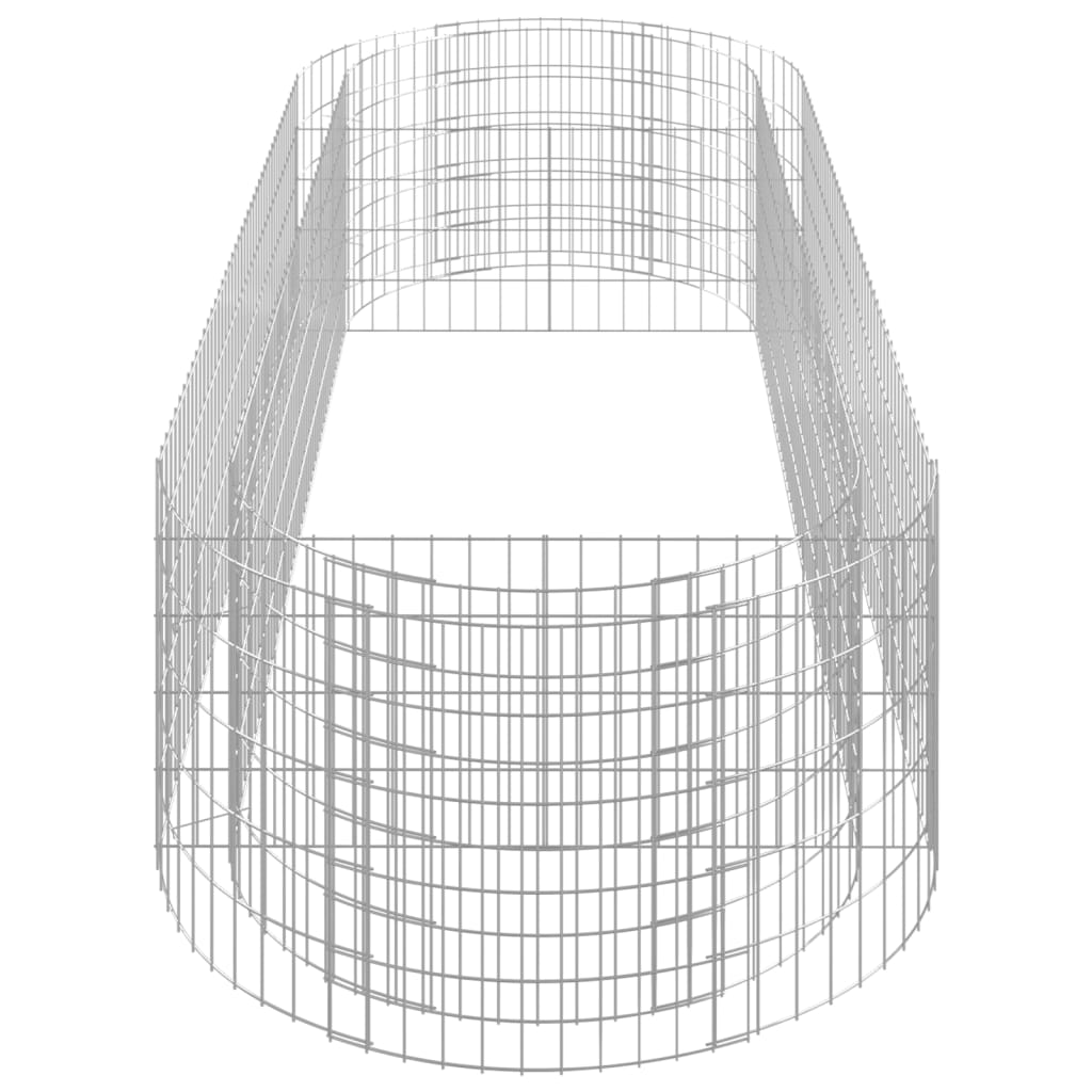 Gabion plantenbak verhoogd 300x100x50 cm gegalvaniseerd ijzer is nu te koop bij PeponiXL, paradijselijk wonen!