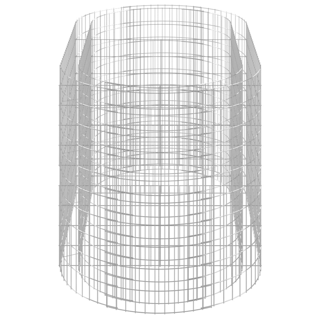 Gabion plantenbak verhoogd 200x100x100 cm gegalvaniseerd ijzer is nu te koop bij PeponiXL, paradijselijk wonen!