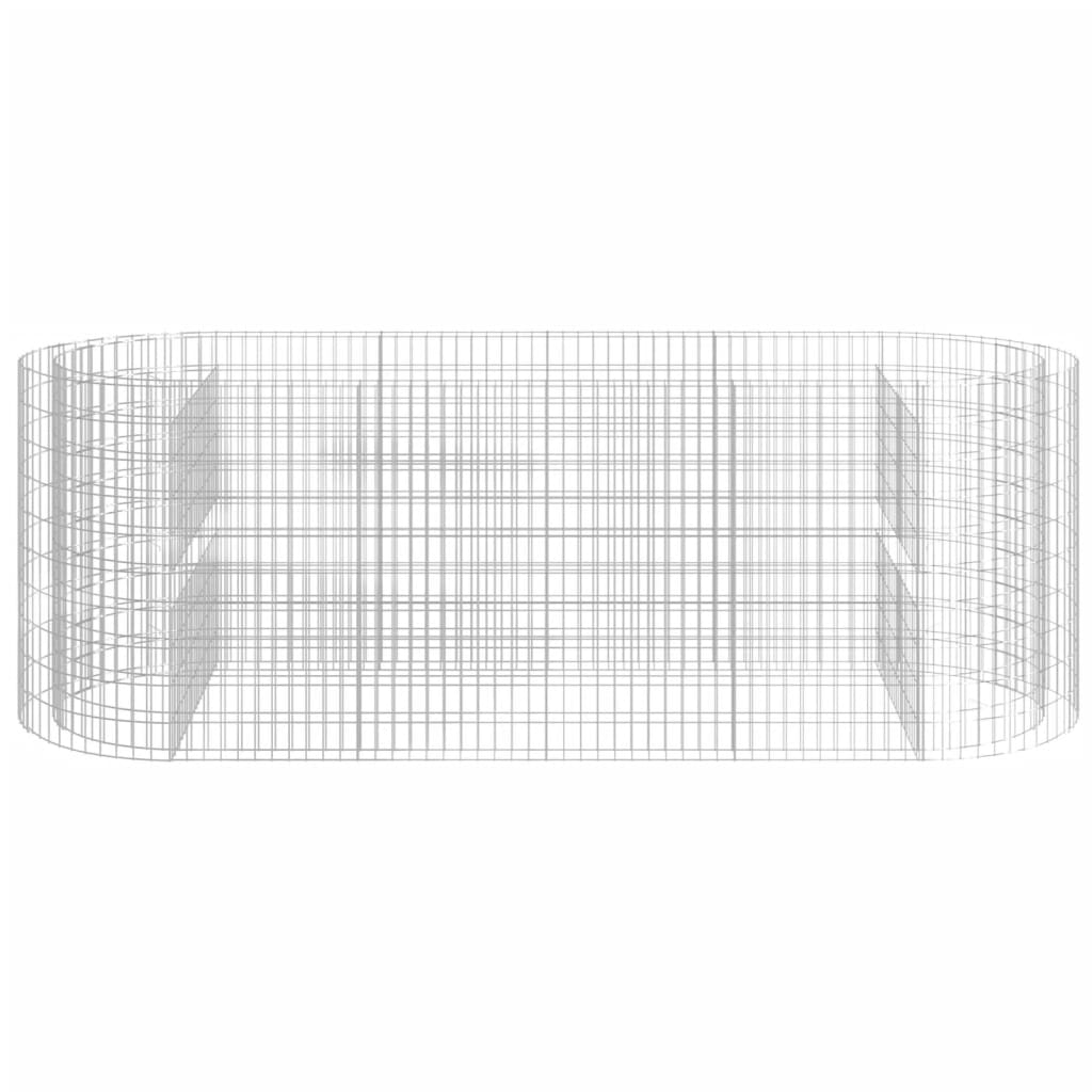 Gabion plantenbak verhoogd 300x100x100 cm gegalvaniseerd ijzer is nu te koop bij PeponiXL, paradijselijk wonen!