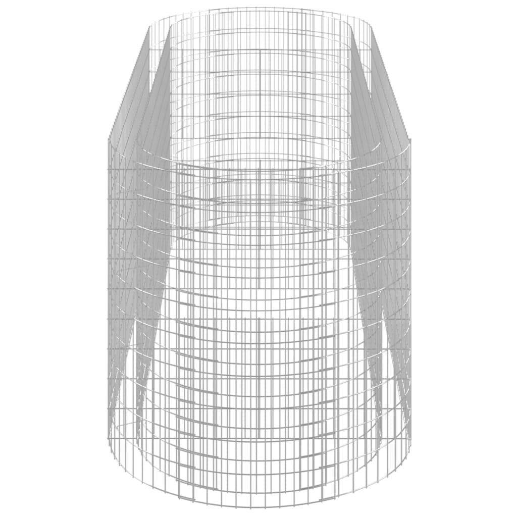 Gabion plantenbak verhoogd 300x100x100 cm gegalvaniseerd ijzer is nu te koop bij PeponiXL, paradijselijk wonen!