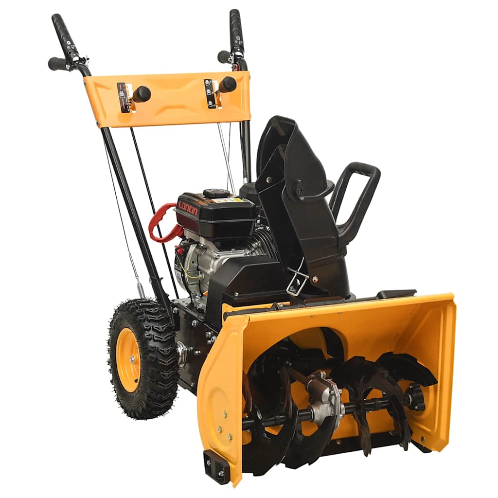 Sneeuwblazer en vegerset 2-in-1 benzine 6,5 pk is nu te koop bij PeponiXL, paradijselijk wonen!