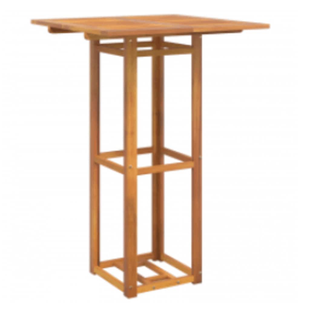 Bistrotafel 75x75x110 cm massief acaciahout is nu te koop bij PeponiXL, paradijselijk wonen!