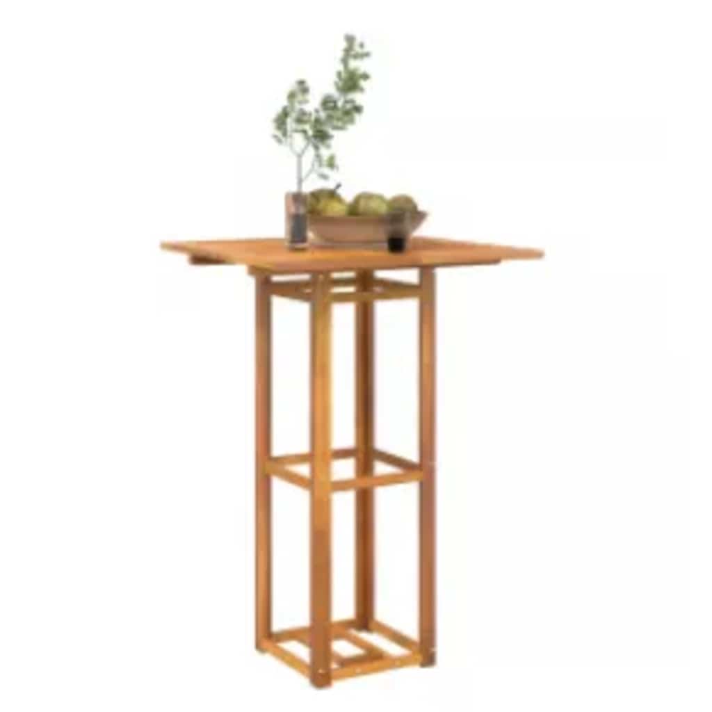 Bistrotafel 75x75x110 cm massief acaciahout is nu te koop bij PeponiXL, paradijselijk wonen!