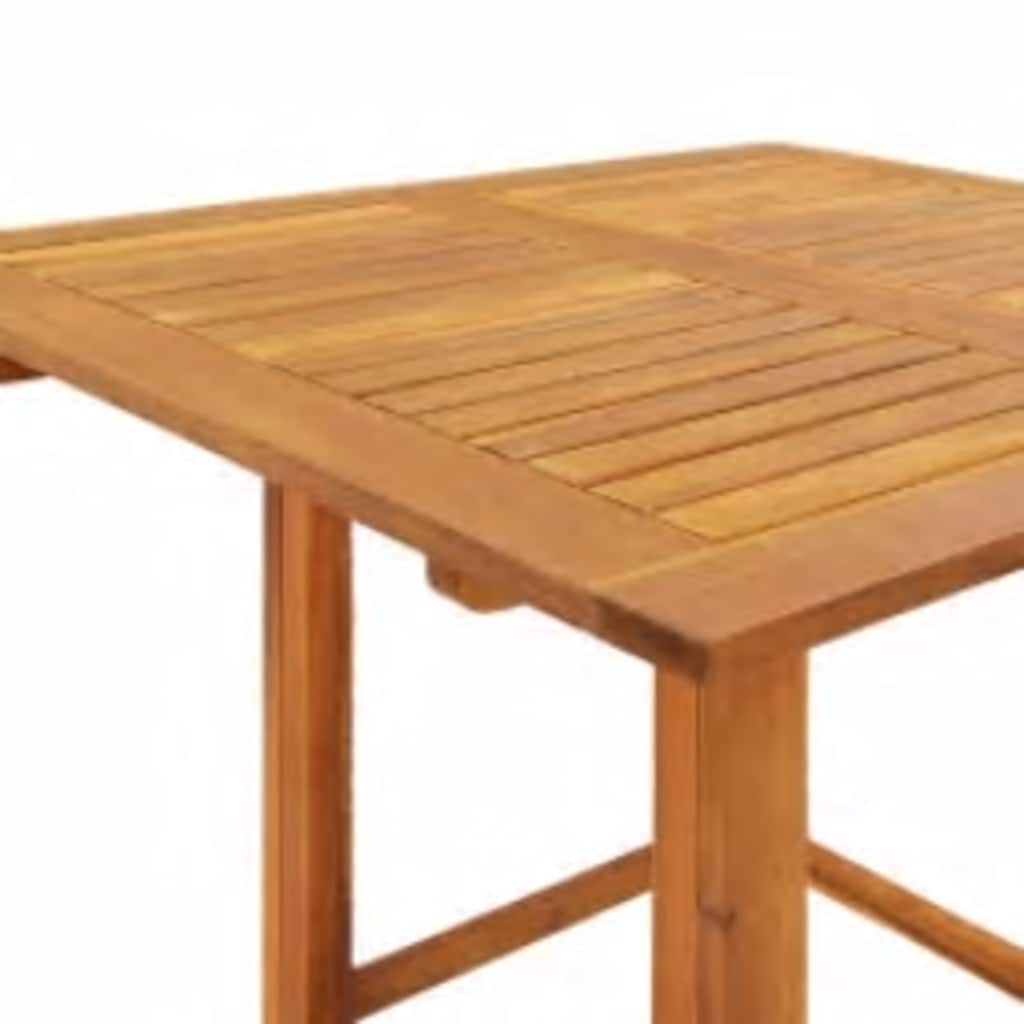 Bistrotafel 75x75x110 cm massief acaciahout is nu te koop bij PeponiXL, paradijselijk wonen!