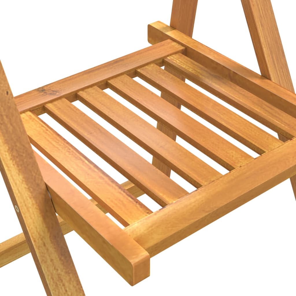 Tuinstoelen 4 st inklapbaar massief acaciahout is nu te koop bij PeponiXL, paradijselijk wonen!