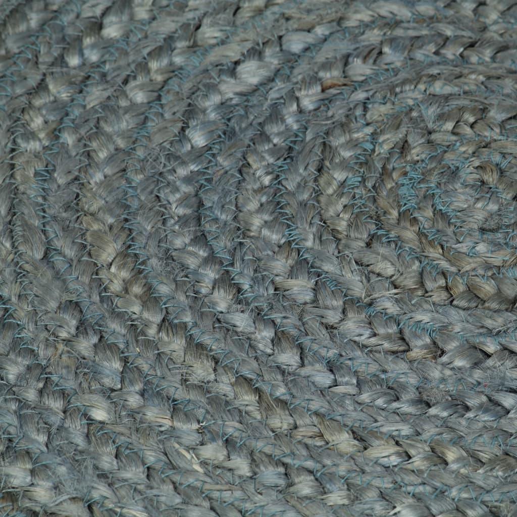 Vloerkleed handgemaakt rond 180 cm jute olijfgroen is nu te koop bij PeponiXL, paradijselijk wonen!