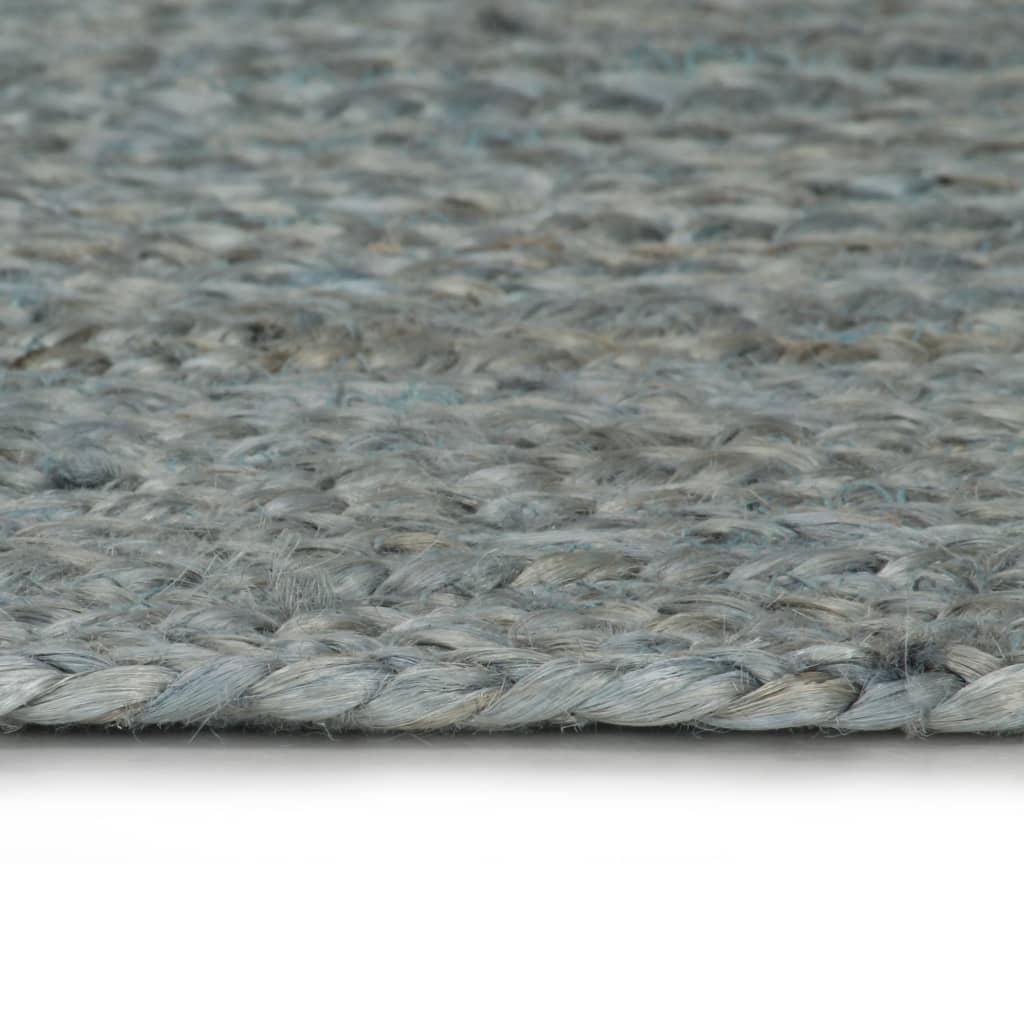 Vloerkleed handgemaakt rond 210 cm jute olijfgroen is nu te koop bij PeponiXL, paradijselijk wonen!
