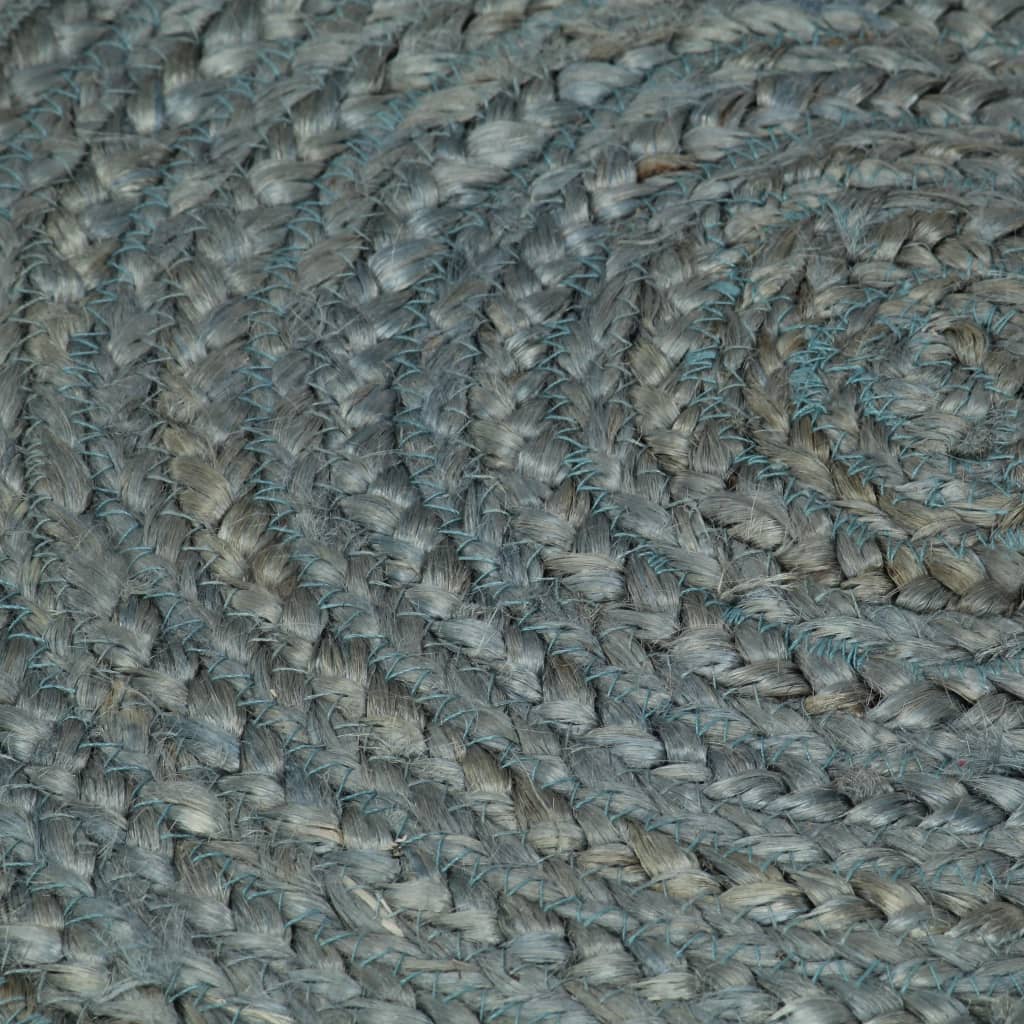 Vloerkleed handgemaakt rond 210 cm jute olijfgroen is nu te koop bij PeponiXL, paradijselijk wonen!