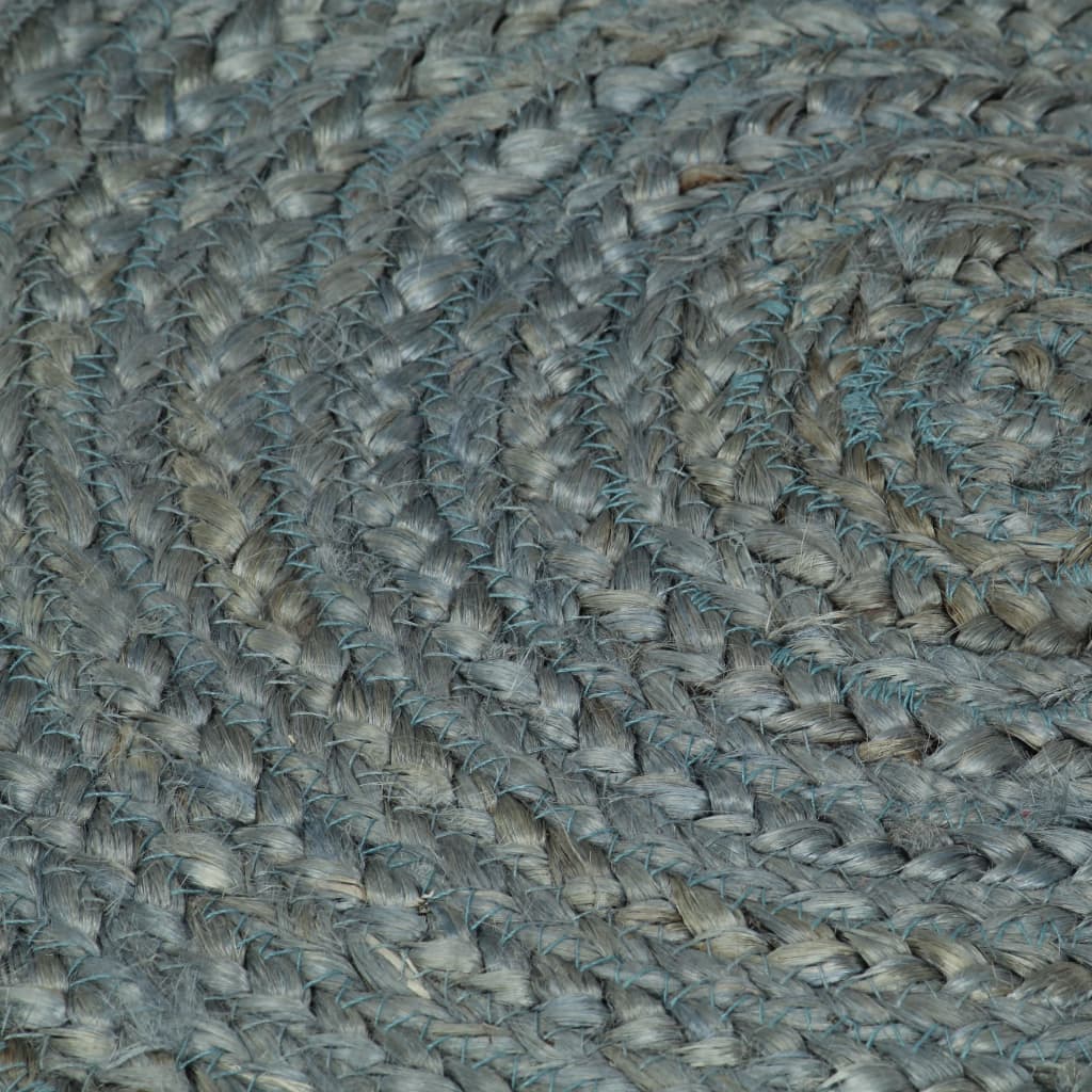 Vloerkleed handgemaakt rond 240 cm jute olijfgroen is nu te koop bij PeponiXL, paradijselijk wonen!