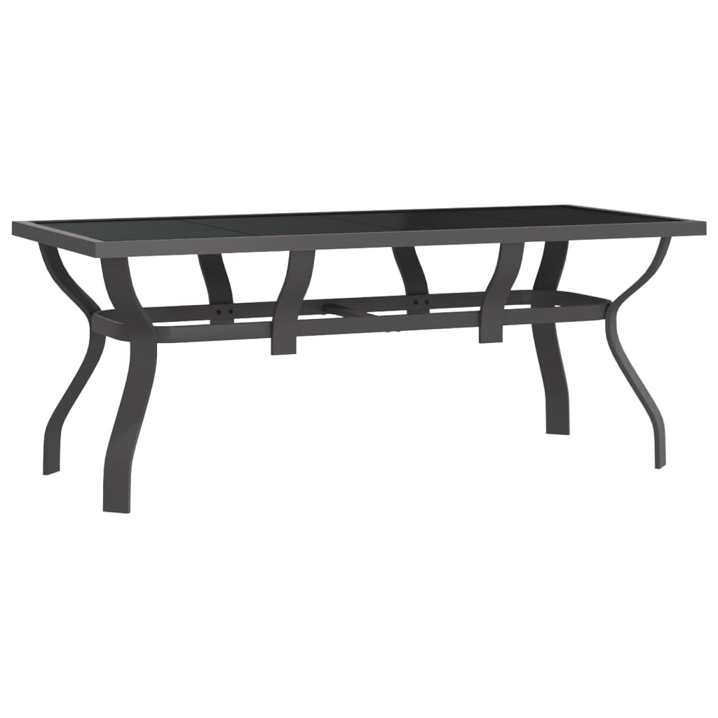 5-delige Tuinset grijs en zwart is nu te koop bij PeponiXL, paradijselijk wonen!
