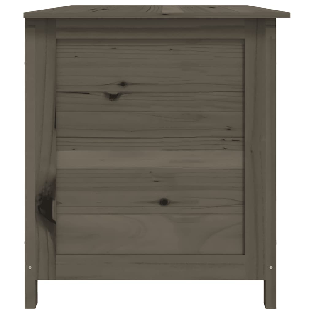 Kussenbox 150x50x56 cm massief vurenhout antracietkleurig is nu te koop bij PeponiXL, paradijselijk wonen!