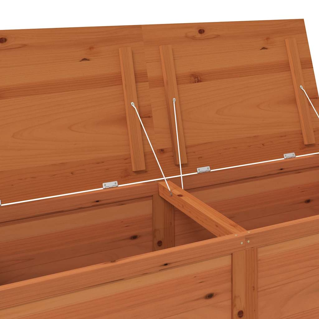 Kussenbox 150x50x56 cm massief vurenhout bruin is nu te koop bij PeponiXL, paradijselijk wonen!