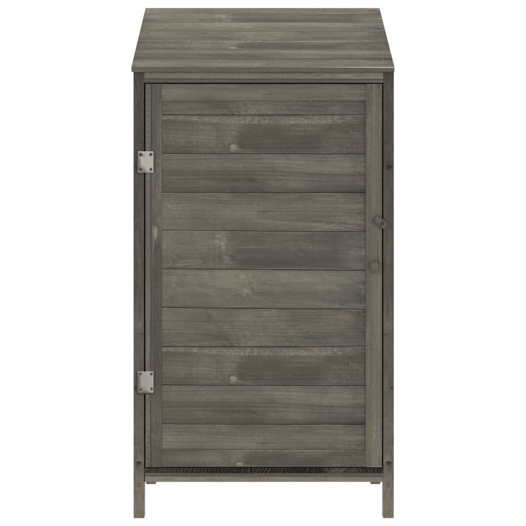 Tuinschuur 55x52x112 cm massief vurenhout antracietkleurig is nu te koop bij PeponiXL, paradijselijk wonen!