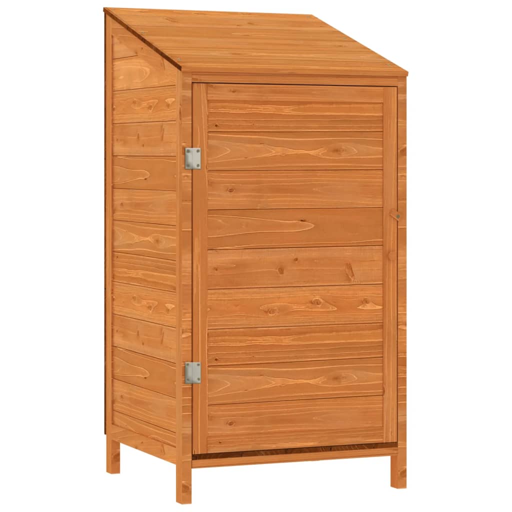 Tuinschuur 55x52x112 cm massief vurenhout bruin is nu te koop bij PeponiXL, paradijselijk wonen!